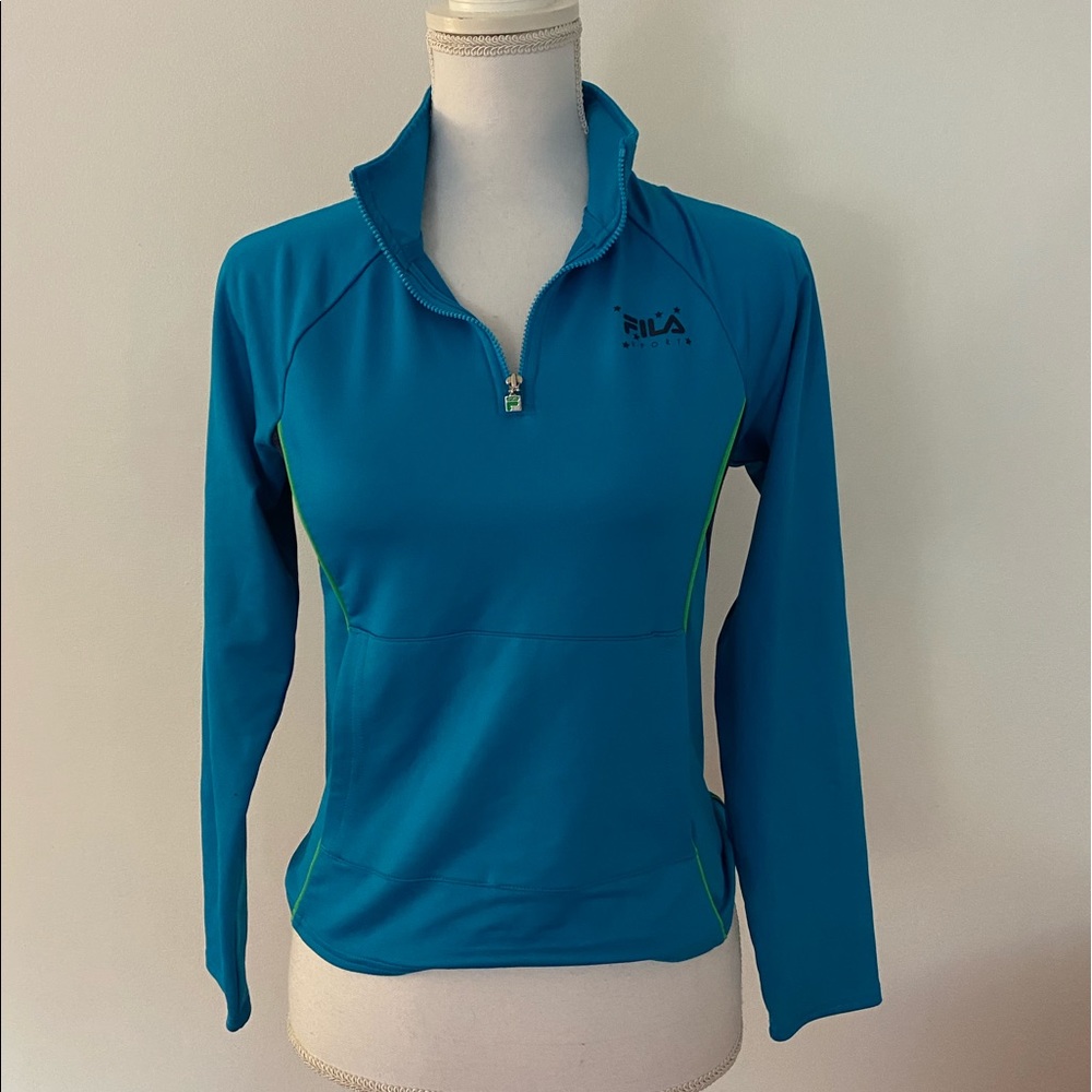 FILA Youth Quarter Zip w/ Front Pocket
